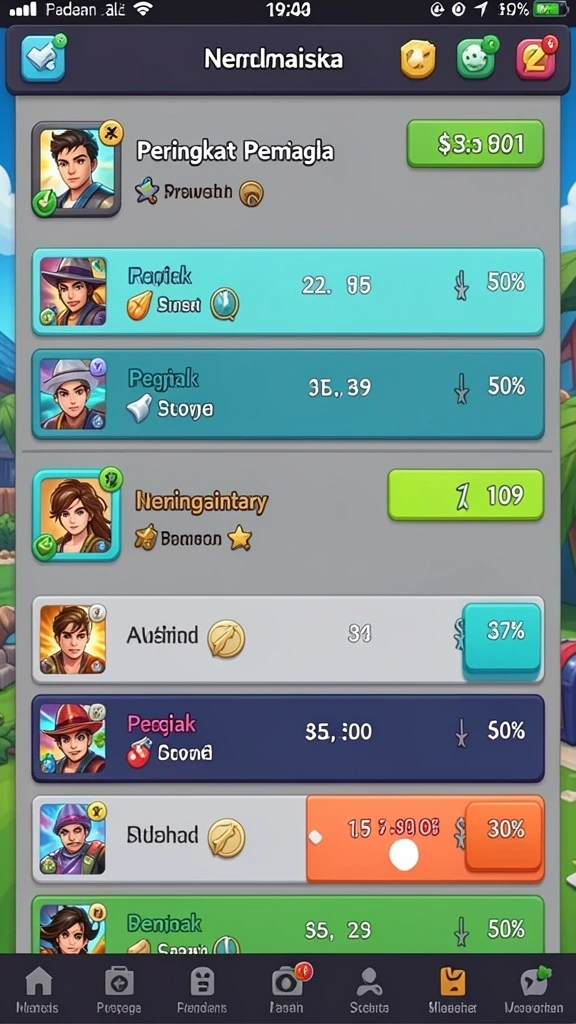 Pengguna bersaing di leaderboard 365ZK.