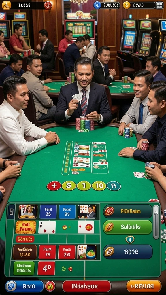 Arena pertempuran yang penuh warna.