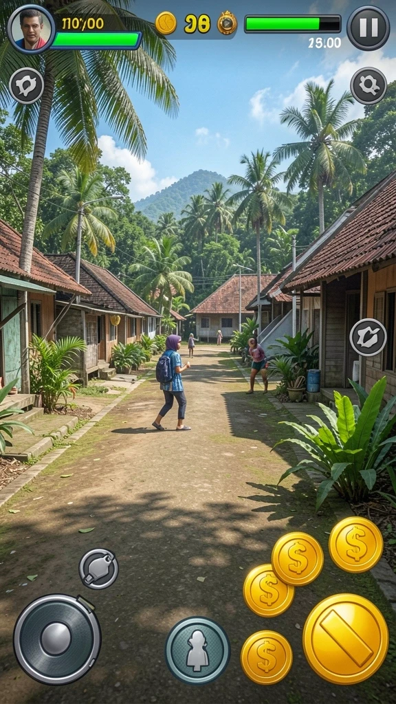 Fitur interaksi sosial yang seru.