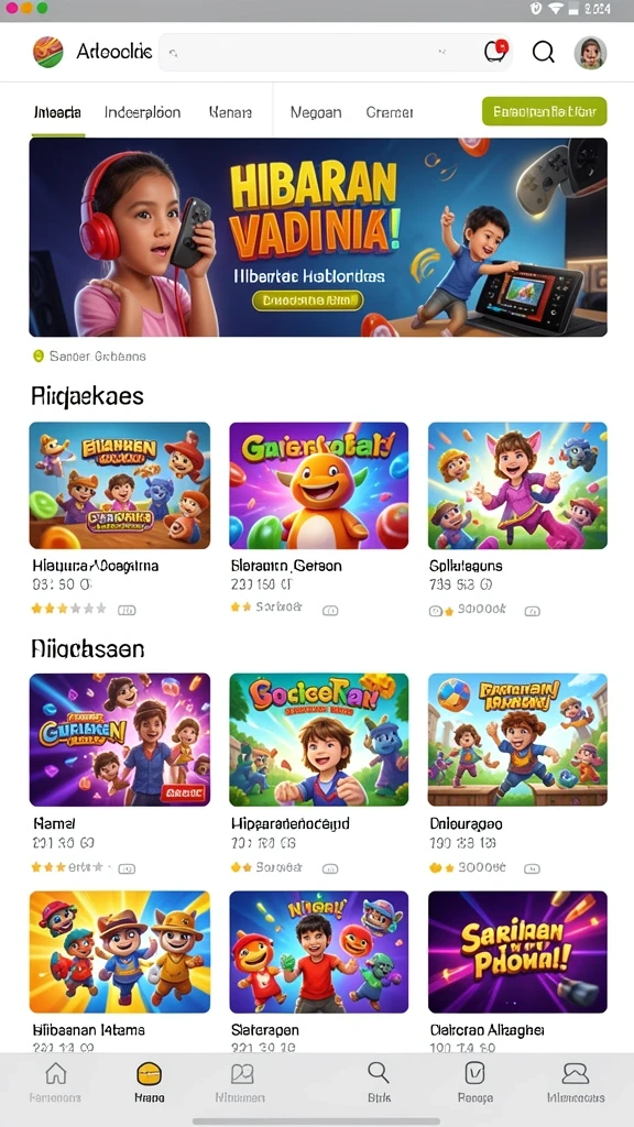 Menampilkan grafis menakjubkan dari dunia virtual.