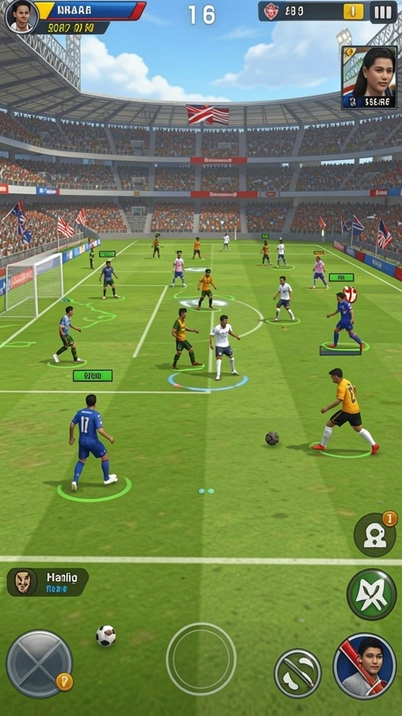 Screenshot momen pertarungan epik dengan musuh.