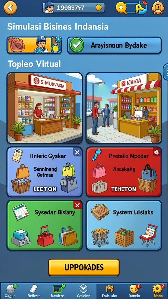 Fitur sosial yang memungkinkan interaksi antar pemain.