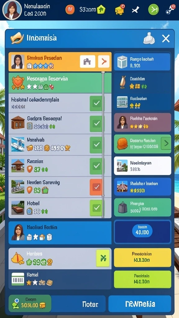 Tampilan awal game yang menarik dan user-friendly.