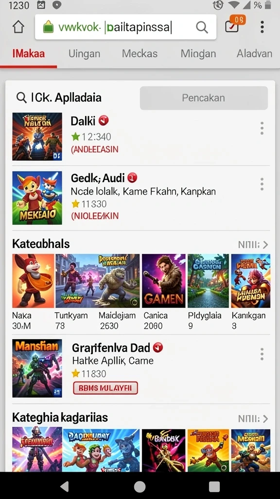 Karakter-karakter unik yang bisa dipilih.