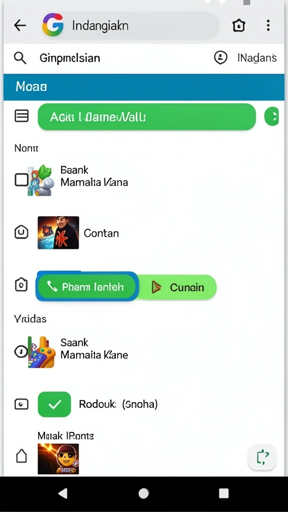 Cuplikan fitur upgrade karakter yang menarik.
