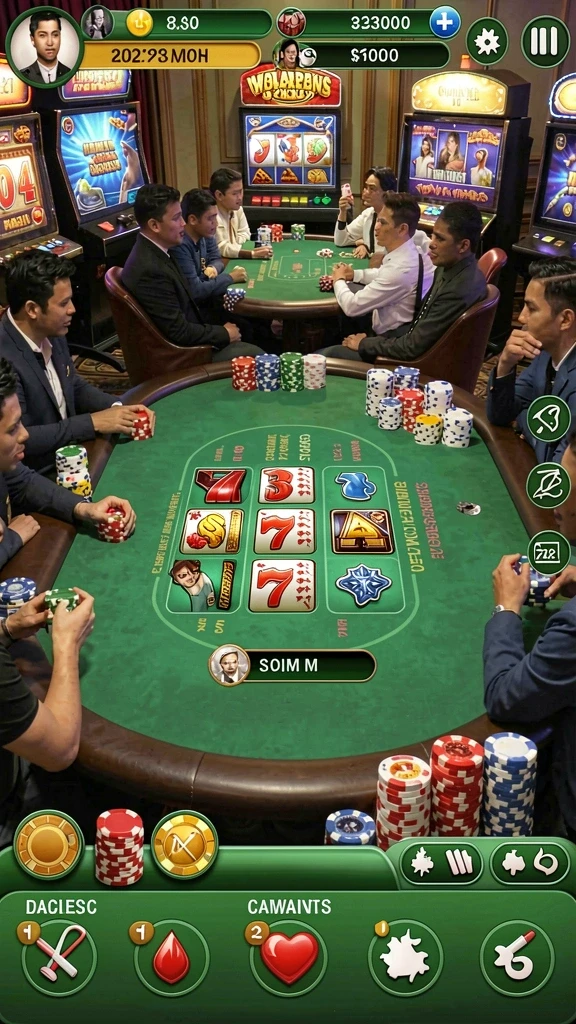 Tampilan slot dan pilihan taruhan yang beragam dan menarik.
