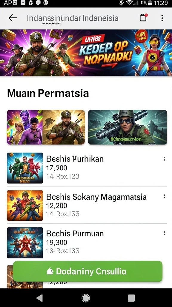 Fitur sosial untuk berinteraksi dengan teman dan pemain lain.