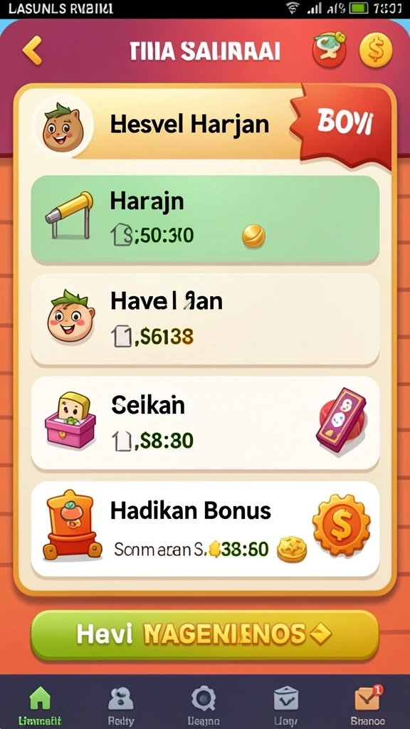 Mode permainan yang seru dan penuh tantangan.