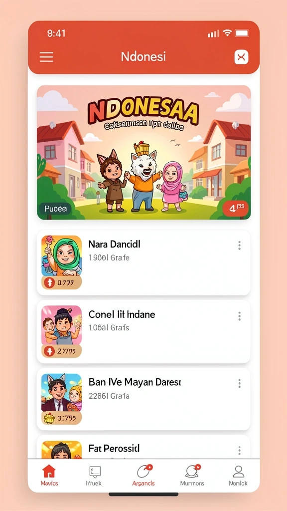Tampilan antarmuka yang user-friendly dan menarik.