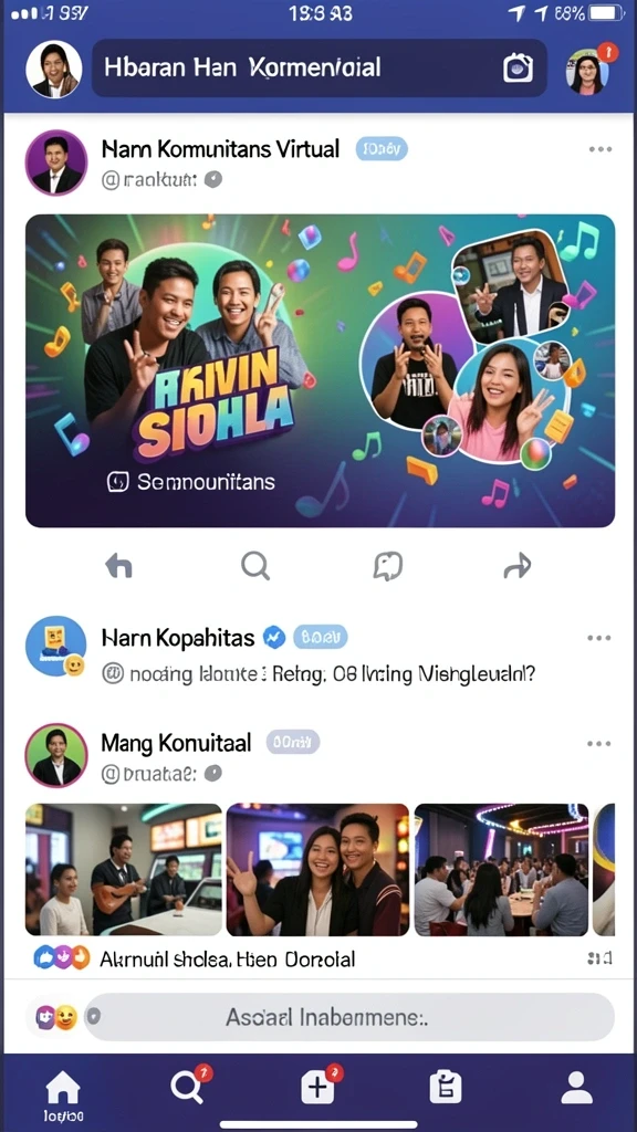 Fitur misi harian dengan hadiah menarik.