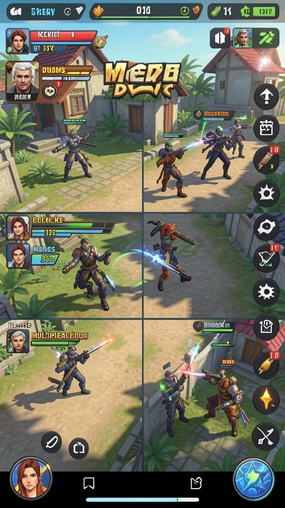 Momen seru dalam pertempuran PvP dengan teman.