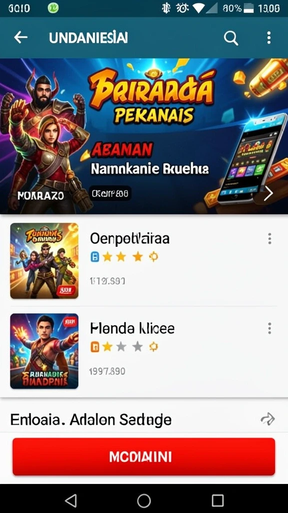 Beragam pilihan permainan yang menantang.