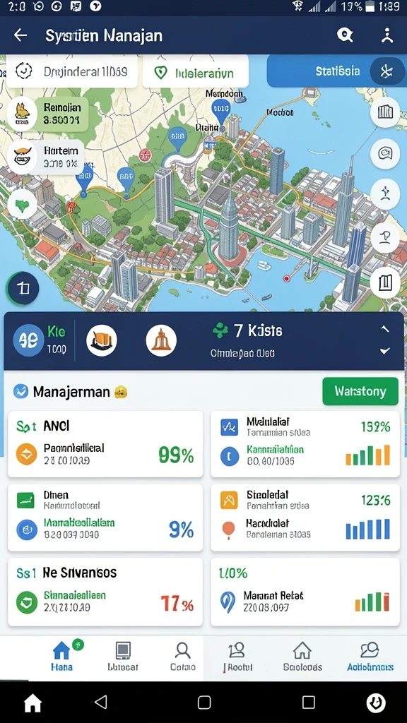 Tampilan awal yang menarik dan mudah dinavigasi.