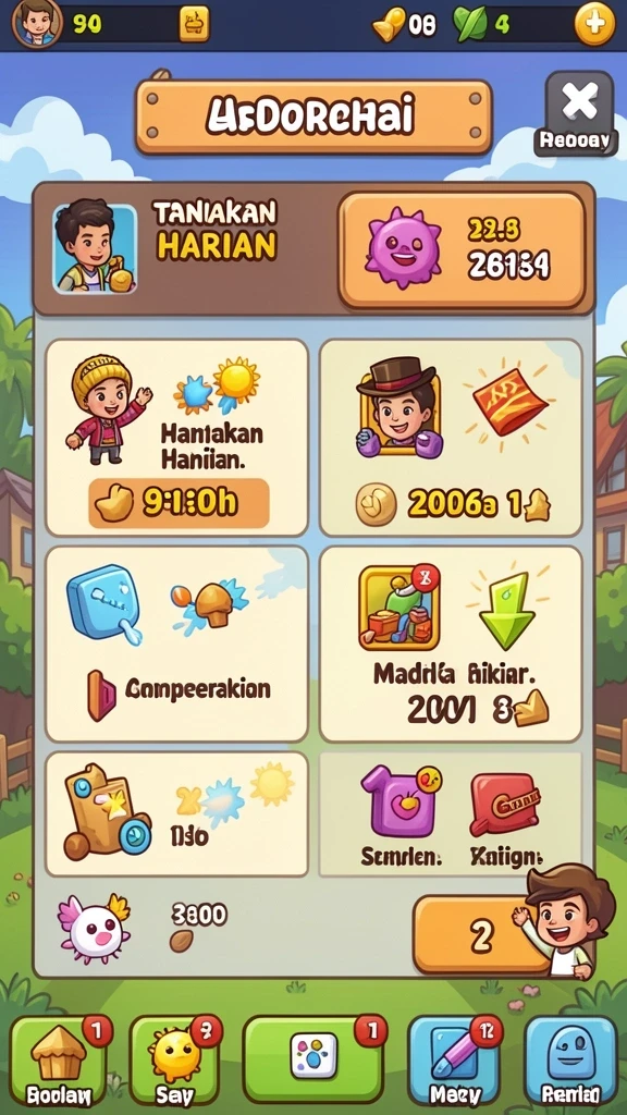 Mode multiplayer yang memungkinkan permainan bersama teman.