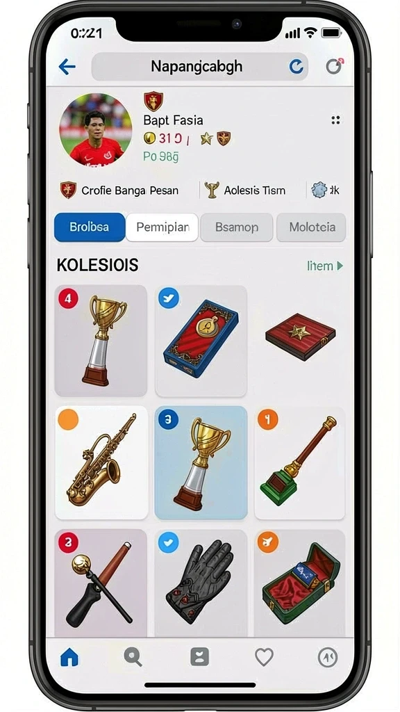 Karakter-karakter unik siap untuk dipilih.