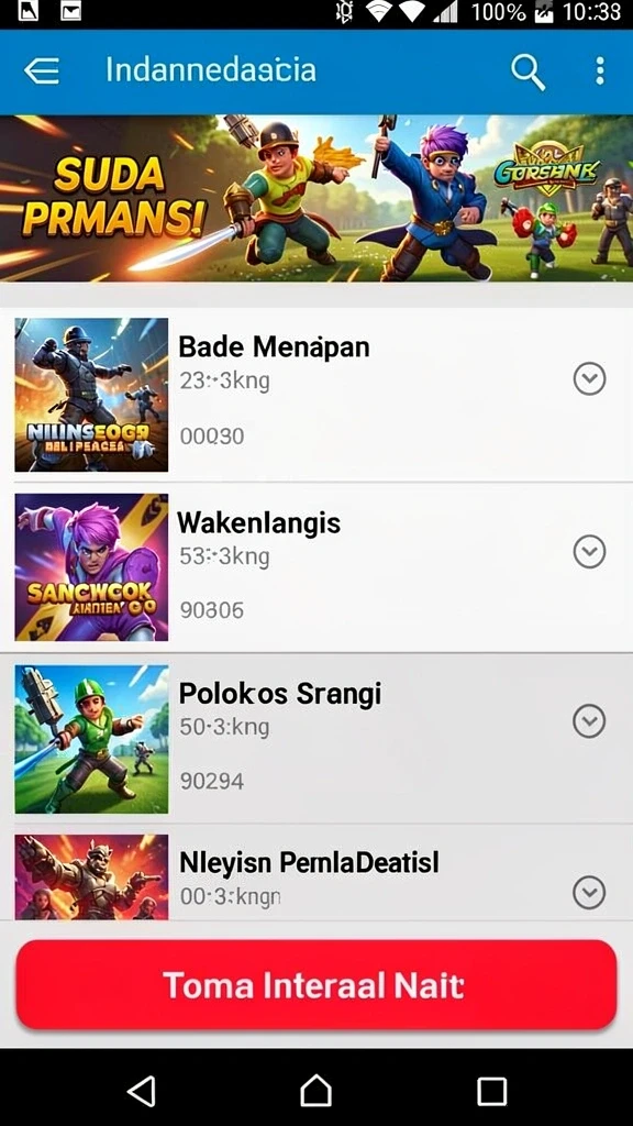 Tampilan antarmuka yang menarik dan mudah digunakan.