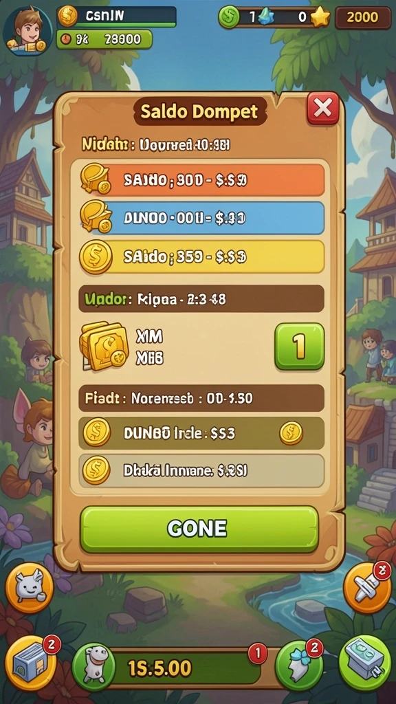 Sistem upgrade yang intuitif dan penuh variasi.