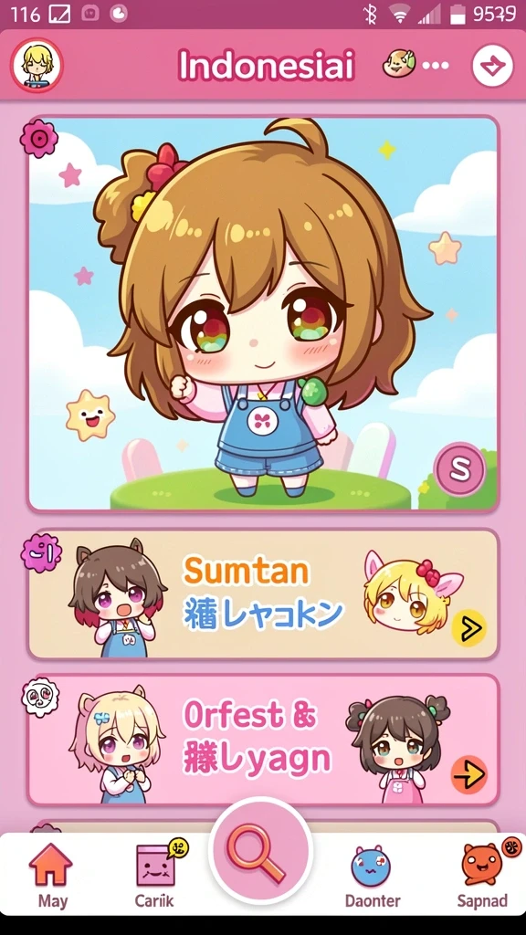 Screenshot menunjukkan gameplay yang memukau.