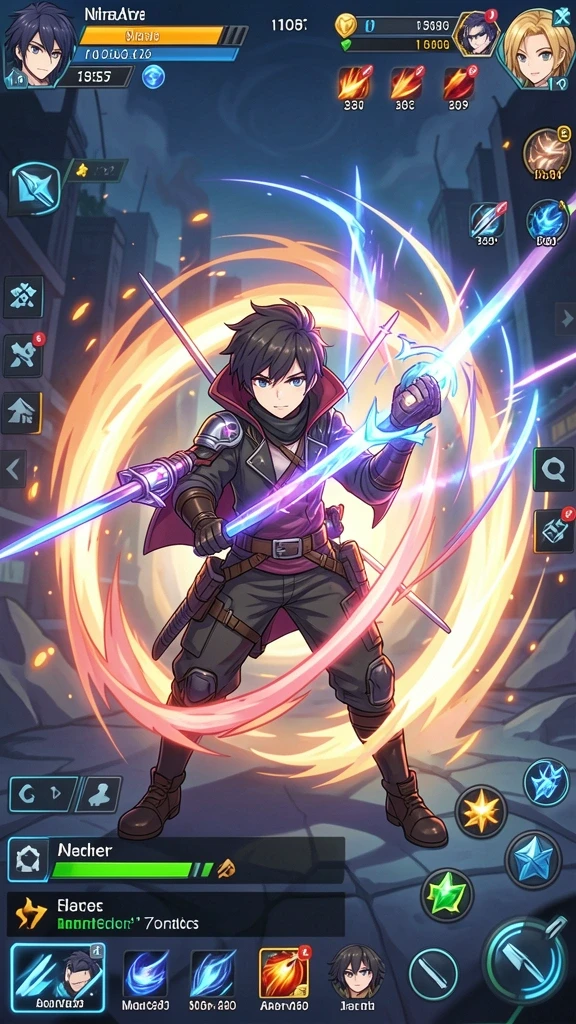 Screenshot permainan yang menunjukkan level yang menantang.