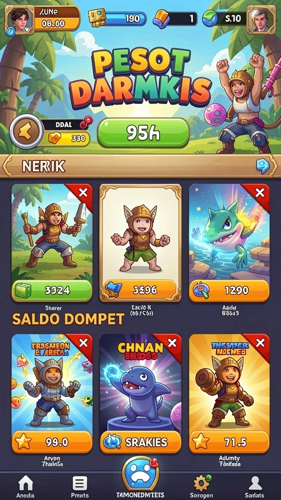 Mode multiplayer memungkinkan Anda bermain bersama teman.
