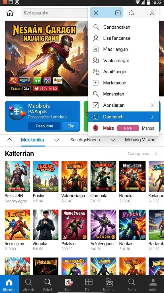 Tangkapan layar memperlihatkan grafis cantik dari karakter Viking.