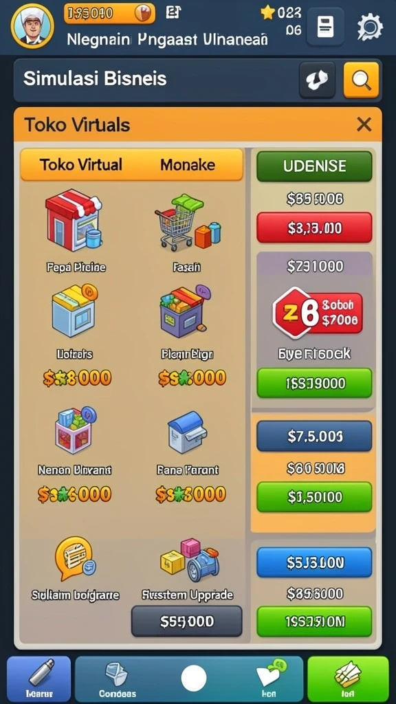 Screenshot 3: Berbagai pilihan permainan yang tersedia di VM777.